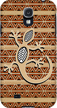 Africa Art Design With Gecko Samsung Galaxy Cases