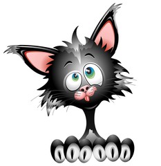 Gatto Cartoon-Cartoon Cat-Vector