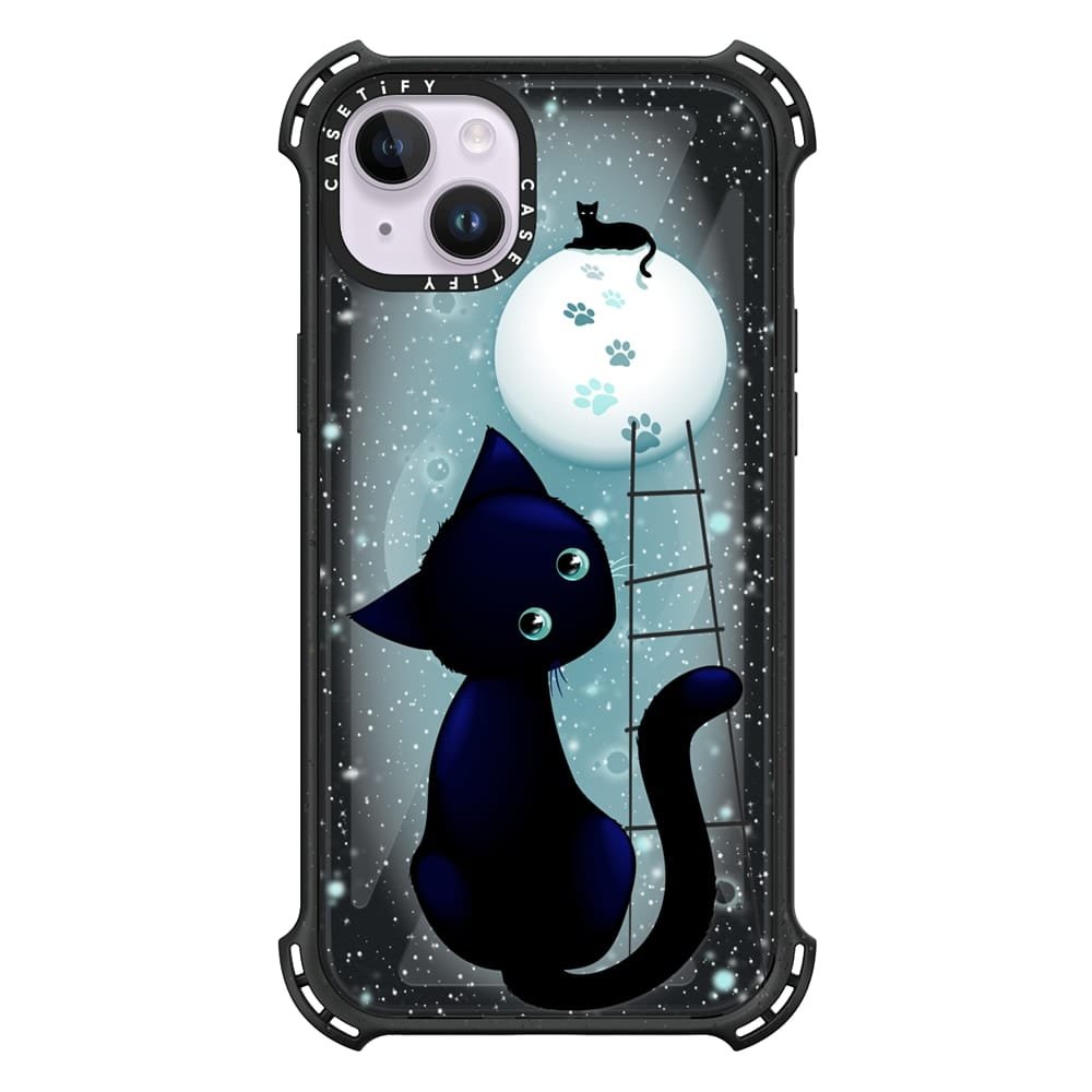 Blue Kitty Dream on the Moon • Design ©️ BluedarkArt TheChameleonArt 

